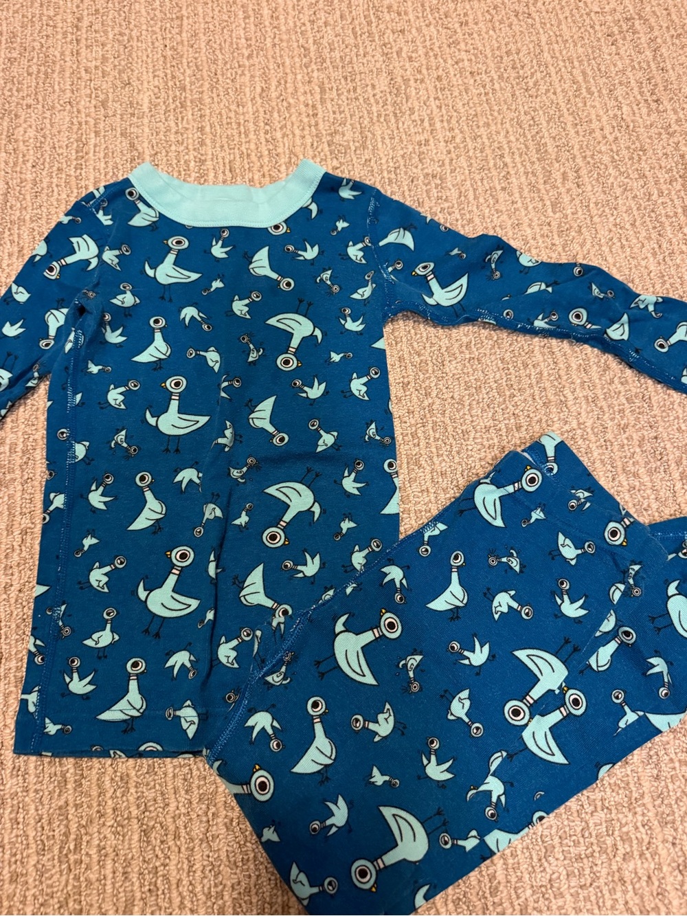Kids Mo Whilem’s Pigeon Pajama Set